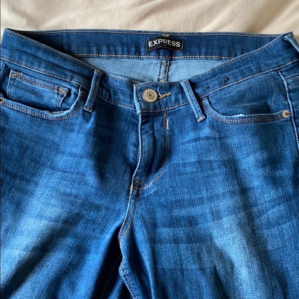Express mid rise jeggings